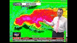 North Texas Severe Weather Coverage May 3, 2021 on Texas Weather Tracker TV