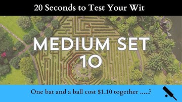 20 Seconds to Test Your Wit: People with High IQ Can Solve - Logic Riddles Medium Set 10