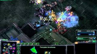 Starcraft 2 Templars And Tanks Vs Bioball Mmm
