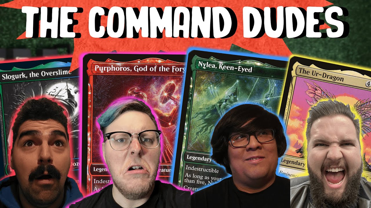 SLOGURK vs PURPHOROS vs NYLEA vs THE UR-DRAGON | The Command Dudes #51 | MTG EDH Commander Gameplay thumbnail