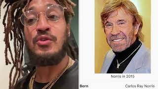 Chuck Norris’ Real Name is CARLOS?! 🤯🤯🤯 Content
