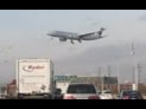 Air Canada Plane crosses hiway landing at Pearson - YouTube Ron Williams