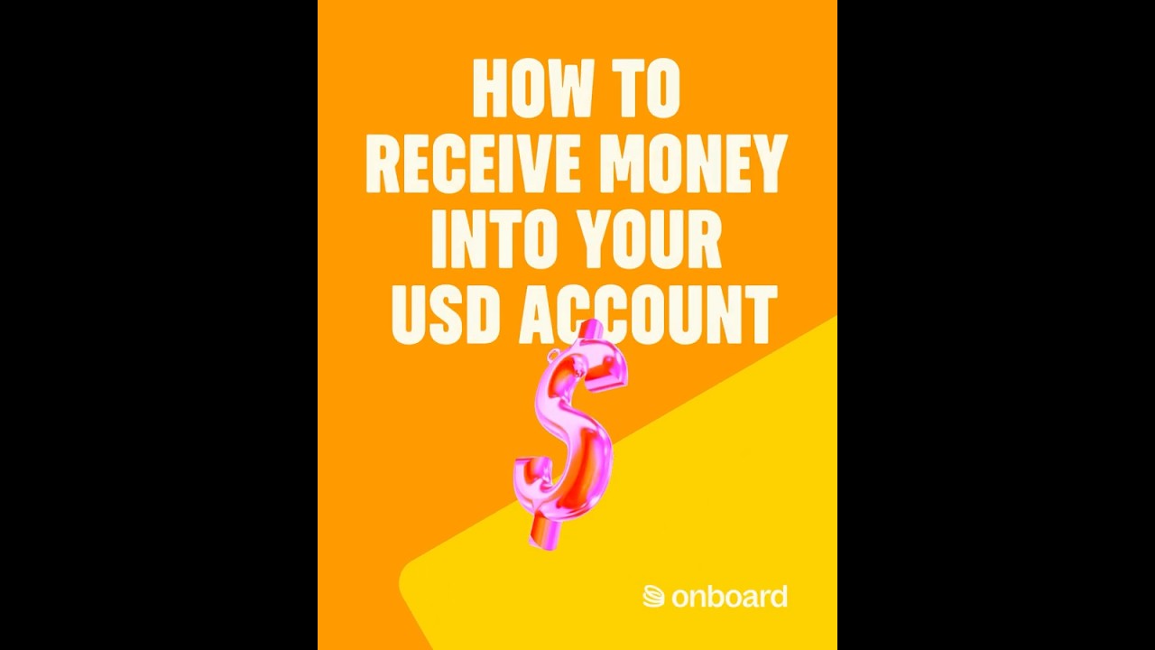How to receive money into your USD account on Onboard