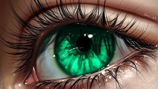 كيف تغير لون العين الى الاخضر؟ 💚 التنويم المغناطيسي للعيون 👀