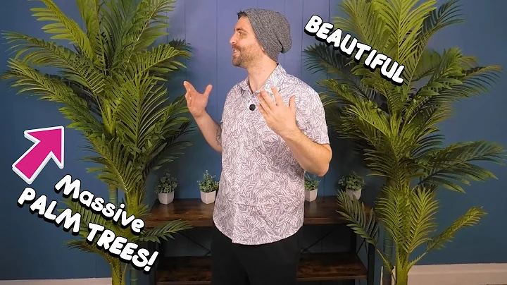 My Favorite HUGE Artificial Palm Trees | Best Fake Plants for Home Decor!