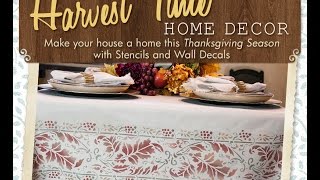 Fall Stencils & Wall Decals - Royal Design Studio