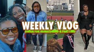 Homecoming Tailgate Vlog! This is LONG overdue! Partying + CUTE PLUS SIZE OUTFIT IDEAS!