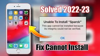 Fix This App Cannot Be Installed Because Its Integrity Could Not Be Verified App Not Install Ios