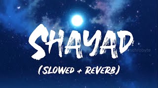 Shayad Love Aaj Kal Arijit Singh Pritam Slowed Reverb Lyrics Video