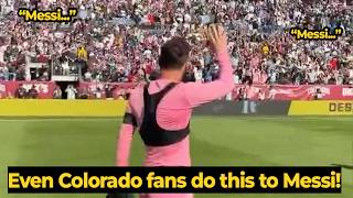 75K Colorado Fans Cant Stop Chanting Messi Name After His Brace At Their Home