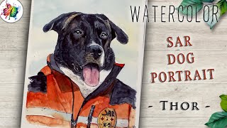 DOG Pet Portrait Commission
