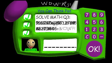 I Finally Solved Baldi