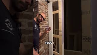 How to Get a Flawless Fit Against Uneven Brick Walls #shortvideo #facts #diy #diycrafts