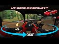 360° Lamborghini Diablo VT Cockpit view VR Experience #360video #vrvideo #googlecardboard