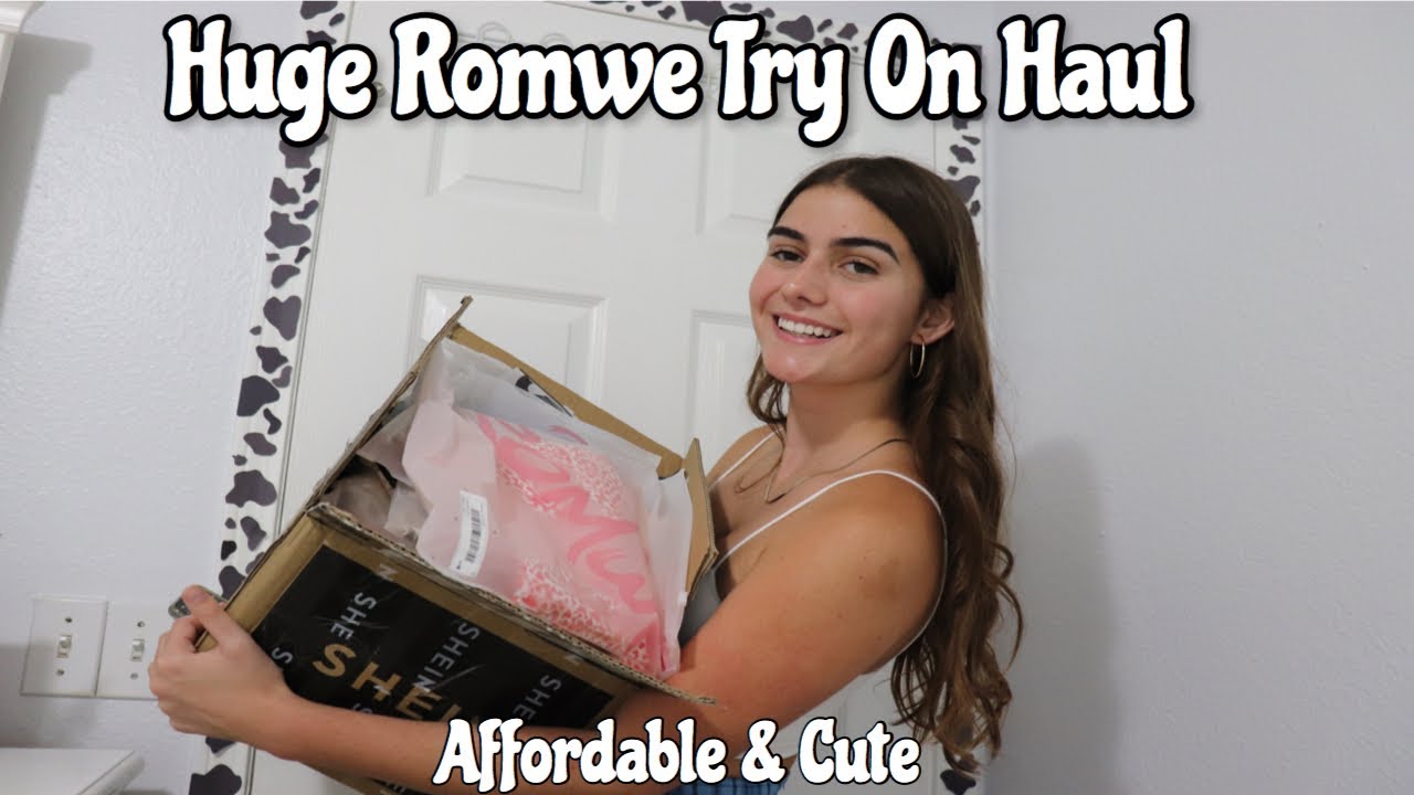 HUGE Romwe Try On Clothing Haul