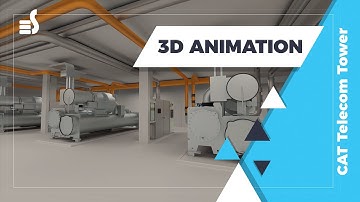 CAT Telecom Tower 3D Model and Animation