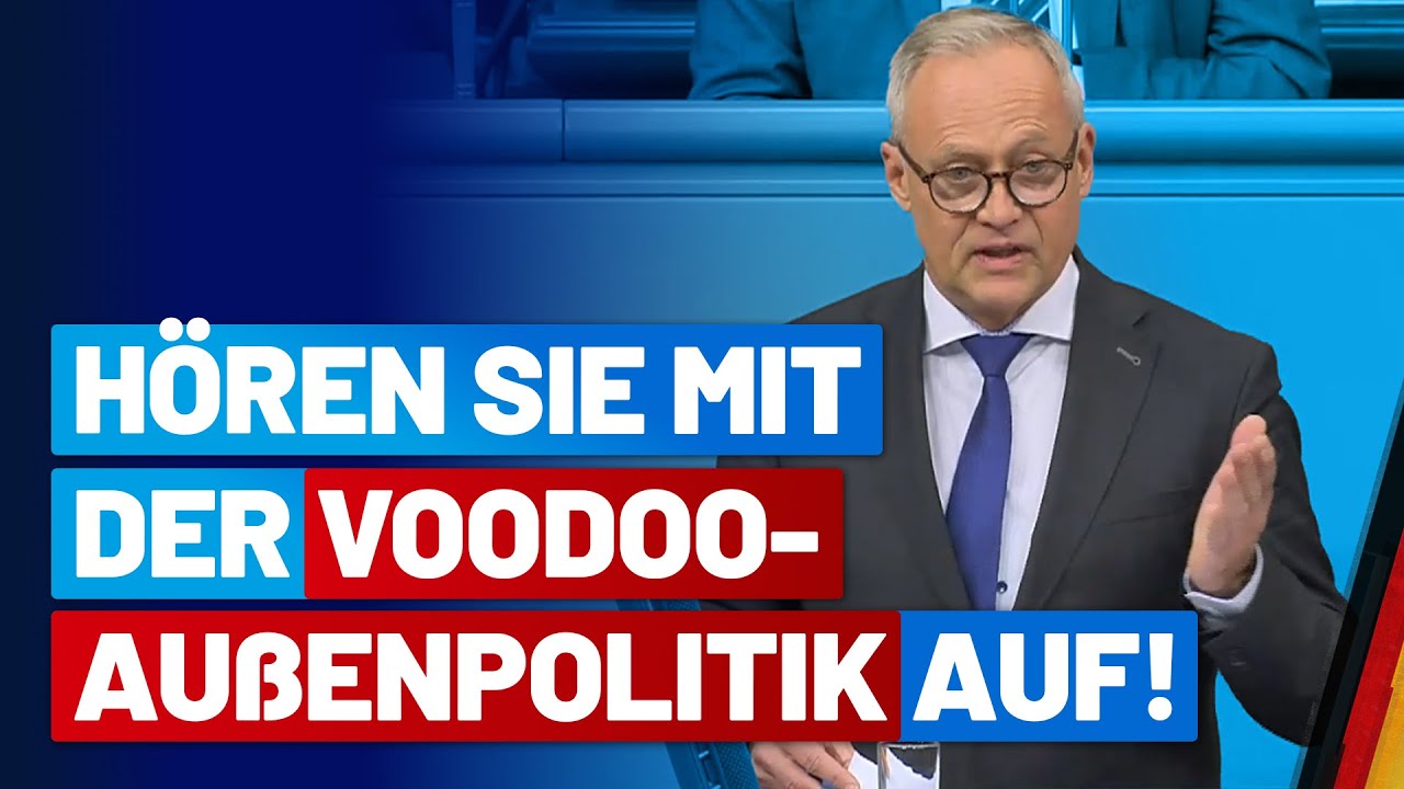 Hören Sie mit der teuren Voodoo-Außenpolitik auf! - Rainer Groß - AfD-Fraktion im Bundestag