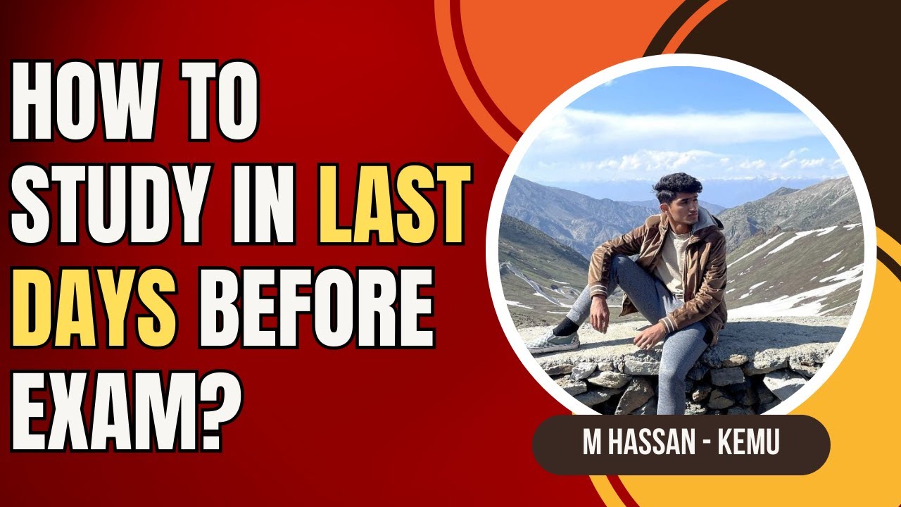 LAST DAYS GUIDE I How To Study For MDCAT In Final Days?? @drhamzaashraf ...