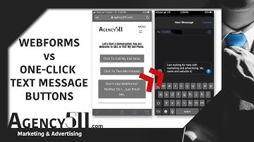 One Click Text Message Buttons vs Webform Submissions