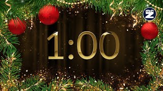 ⏳☃️❄️ 1 minute timer [Countdown Timer] 🎅 #christmas   - 🎄 #timer  60 seconds with music - 60 秒倒數