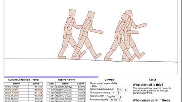 Genetic Algorithm Walkers