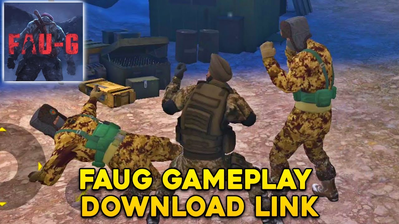 FAUG FIRST GAMEPLAY & DOWNLOAD LINK | NEW INDIAN GAME Fearless and United Guard - FAUG