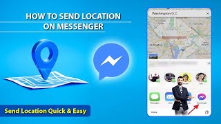 How to send location on Messenger Easy and Simple Steps | Send live location on Messenger screenshot 4