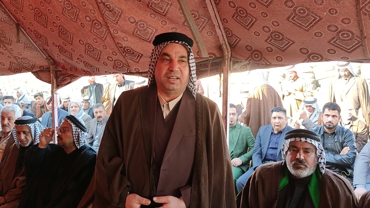 مشيه عشائريه بين عشيره بني كعب و عشيره السواعد لحادث دهس قضاء وقدر النجف الاشرف ٧ يناير ٢٠٢٢