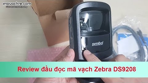 Review đầu đọc mã vạch 2D Zebra Symbol DS9208