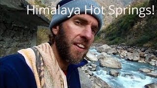 Hot springs in the Himalaya Mountains, Nepal