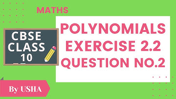 Exercise 2.2, Question no-2 (i,ii,iii,iv,v,vi) | Class 10 | Mathematics | Ncert | cbse (polynomials)