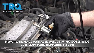 Celebrity How to Replace Variable Valve Timing Solenoids 2011-2019 Ford Explorer (3.5L V6) Profile