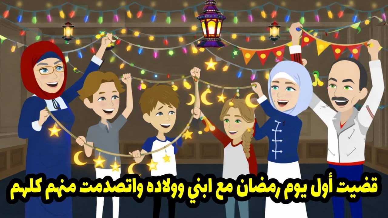 قضيت اول يوم رمضان مع ابني و ولاده واتصدمت منهم كلهم ...