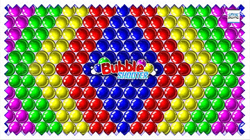 Bubble Shooter Gameplay Level 136 - 140 🎈 ( Free Bubble Match Game )