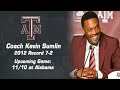SEC Audibles - Kevin Sumlin - Nov. 7, 2012