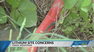 What is the sludge that's appeared along a Kings Mountain trail?