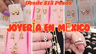 😍JOYERÍA EN CENTRO CDMX🤩DESDE $15 PESOS| ARETES, PULSERAS, DIJES, ARRACADAS| DETALLES PARA MAMÁ