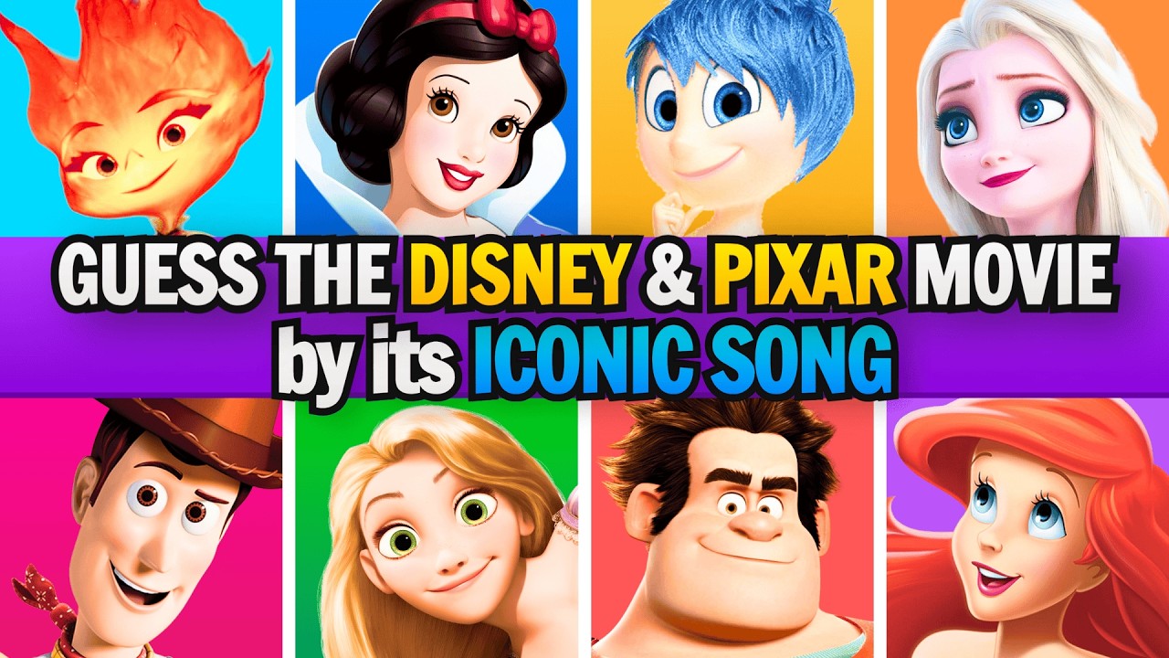 Guess The DISNEY and PIXAR Movie By The Song! 🎵 | 40 Songs, 40 DIFFERENT Movies!