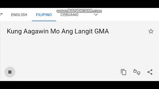 Kung Aagawin Mo Ang Langit GMA