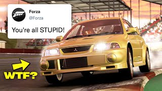 Forza thinks you're stupid...