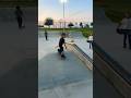 Learning how to skateboard