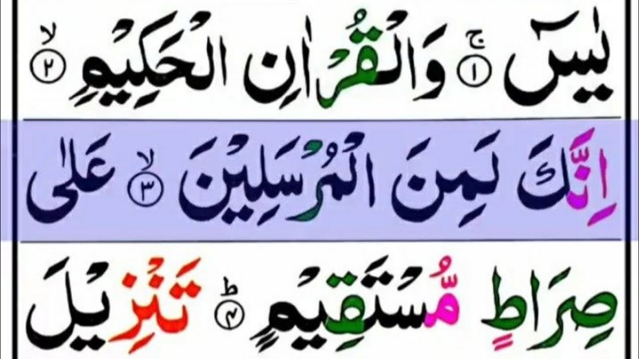 Surah Yaseen [Yaseen] Episode 49 Dailly Quran Tilawat Surah Yaseen ...