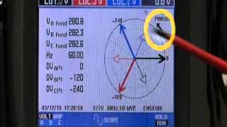 Fluke 435-II 435 II BASIC Power Quality Energy Analyzer Connection