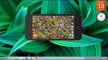 How to record replay COC from your iPhone to your computer by Mao chi channa