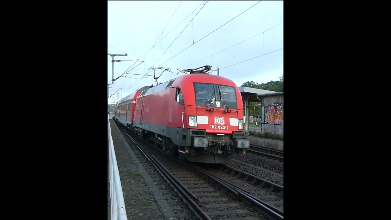 Double deck DB departure.  