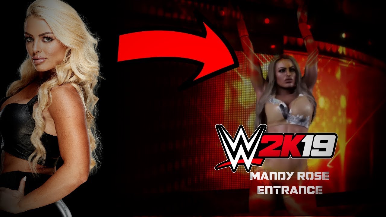WWE 2K19- Mandy Rose Entrance (SDL' 18 Attire/NXT'16 Attire) - Yo...