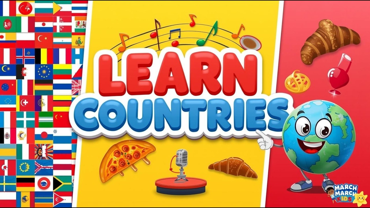Learn Countries with Fun Quizzes and Song -  Guess the Country Game - Fun for Kids