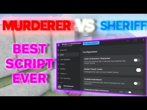 NEW BEST MURDERER VS SHERIFF DUELS SCRIPT || ALL FEATURES || KEYLESS || OP ||