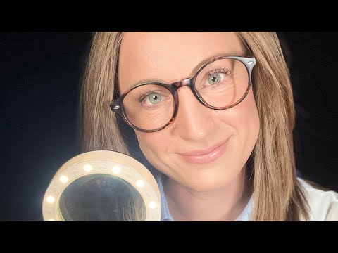 👩🏻‍⚕️ ASMR Sleep Doctor medical roleplay physical eye exam personal care attention layered sounds