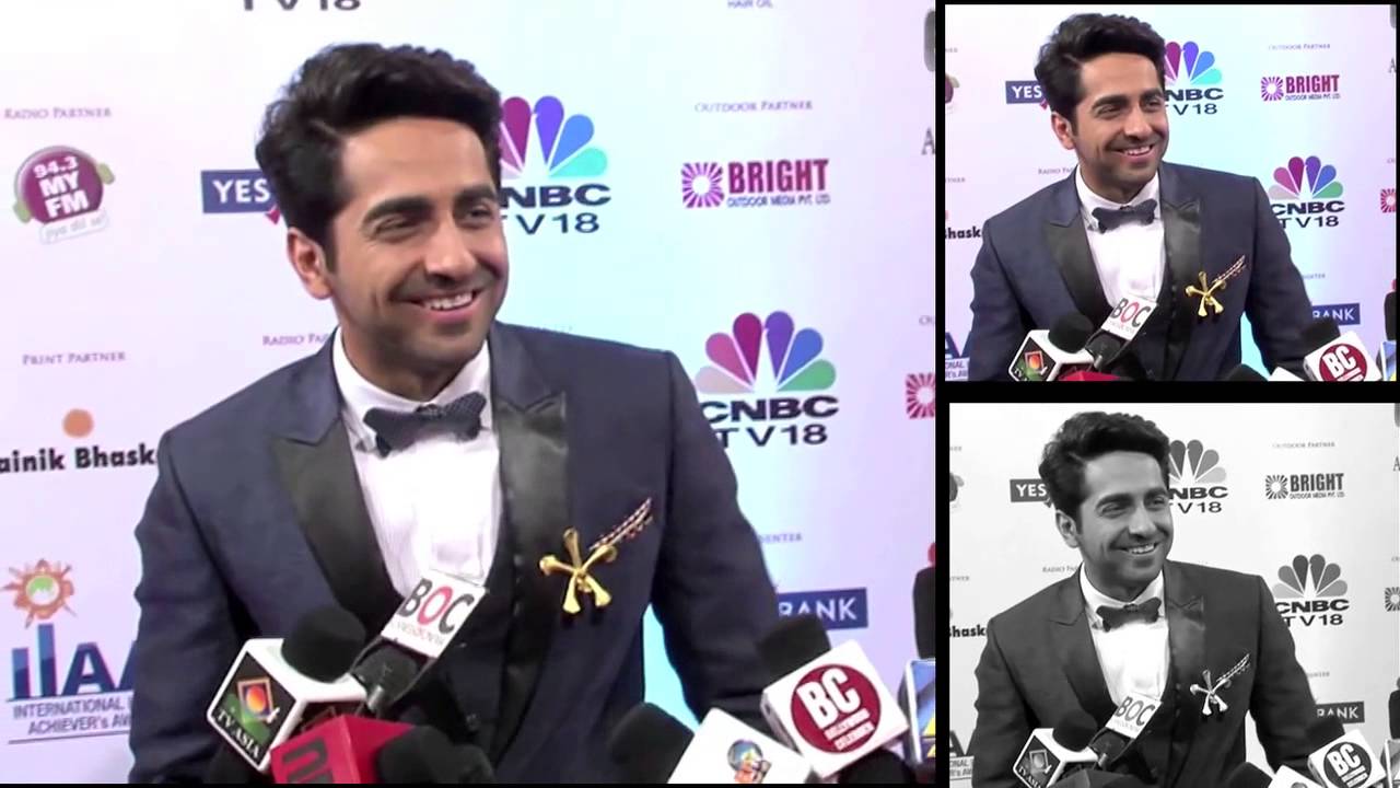 Ayushman Khurana at International Indian Achiever's Award 2014 salman khan song